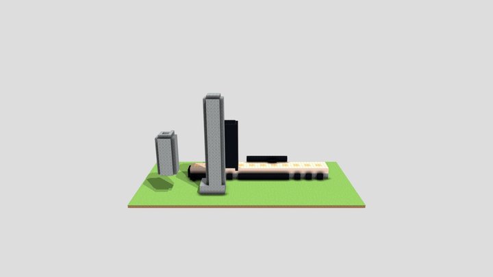 hotel hallway 3D Model