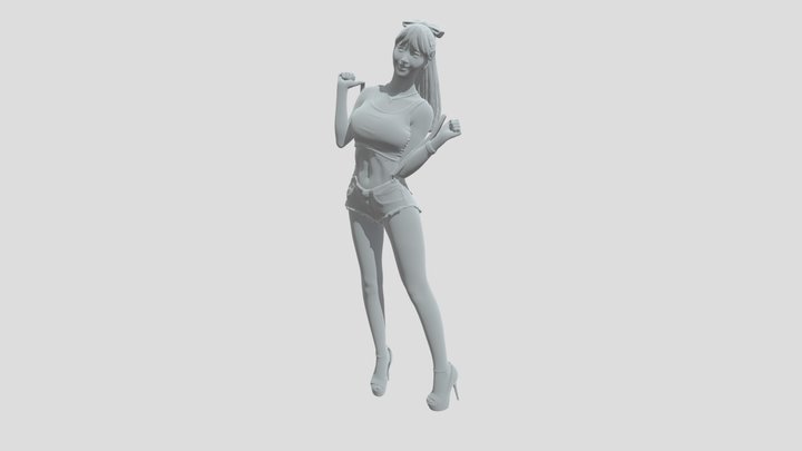 Dancer's Pose 3D Model