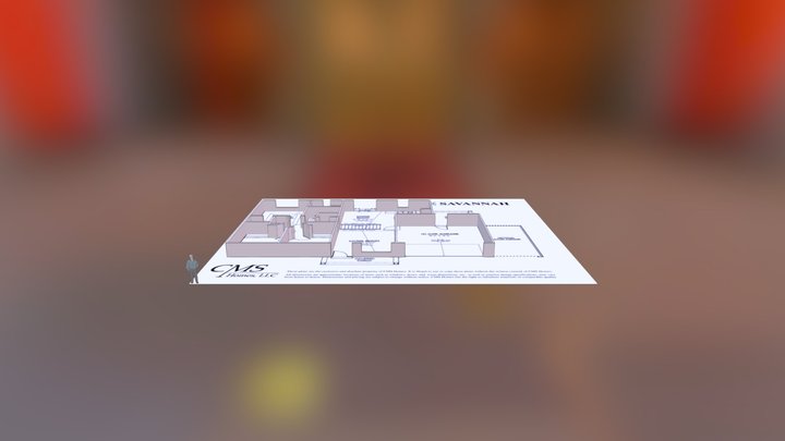 Savannah Floor Plan 3D Model