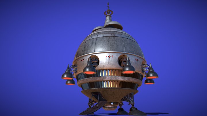 ET Starship 3D Model