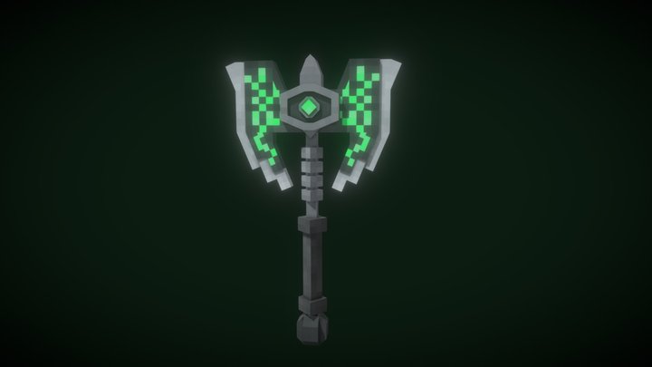 Cyber Axe 3D Model