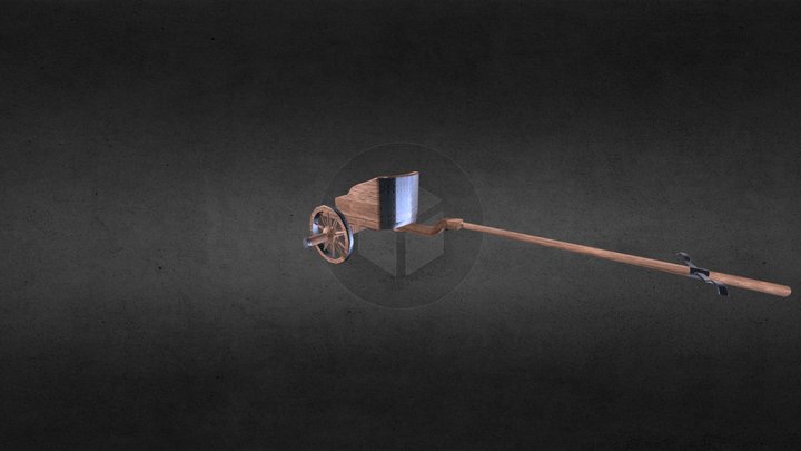 Roman Chariot 3D Model