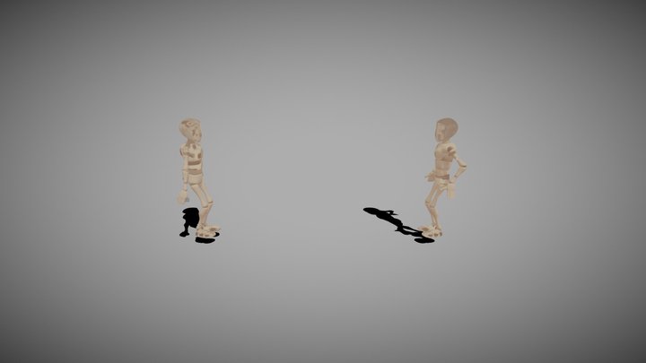 Nerf Stunner animation 3D Model