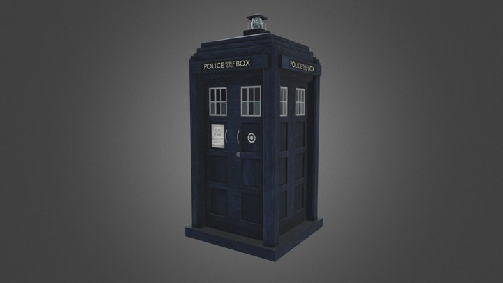 Doctor Who: TARDIS Exterior 3D Model