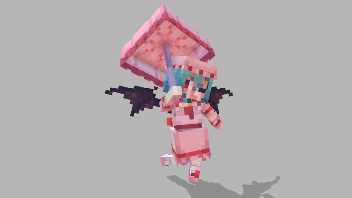 Touhou Project (東方) - Remilia Scarlet 3D Model