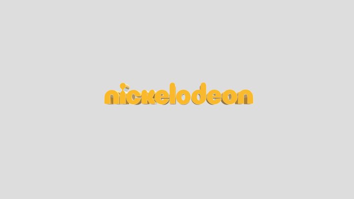 Nickelodeon logo 2017 3D Model