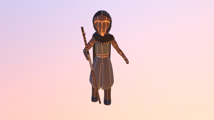 character design - woodman 2056 textures 3D Model