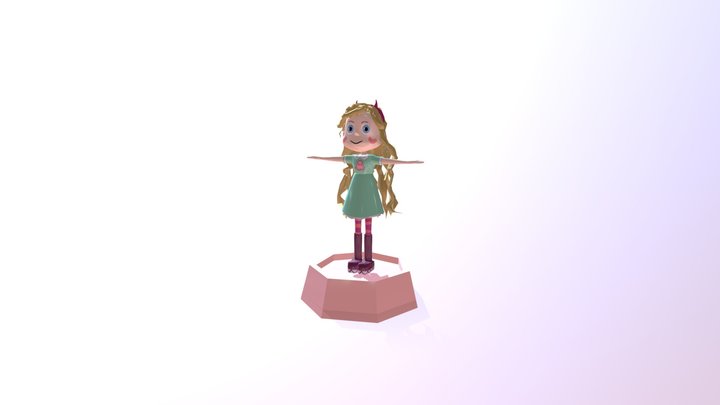 Star_butterfly 3D Model