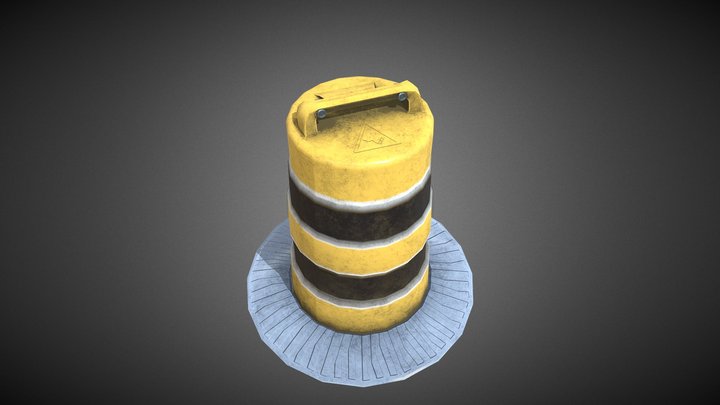 Barrel_low 3D Model