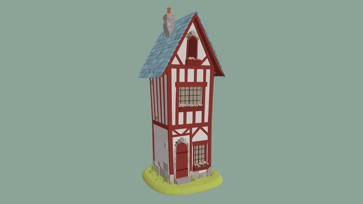 Fairytale Cottage 3D Model