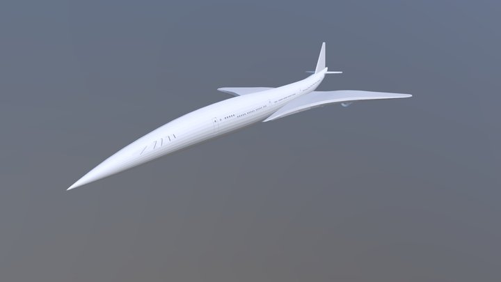 Boeing 2707-300 JET WIP 3D Model