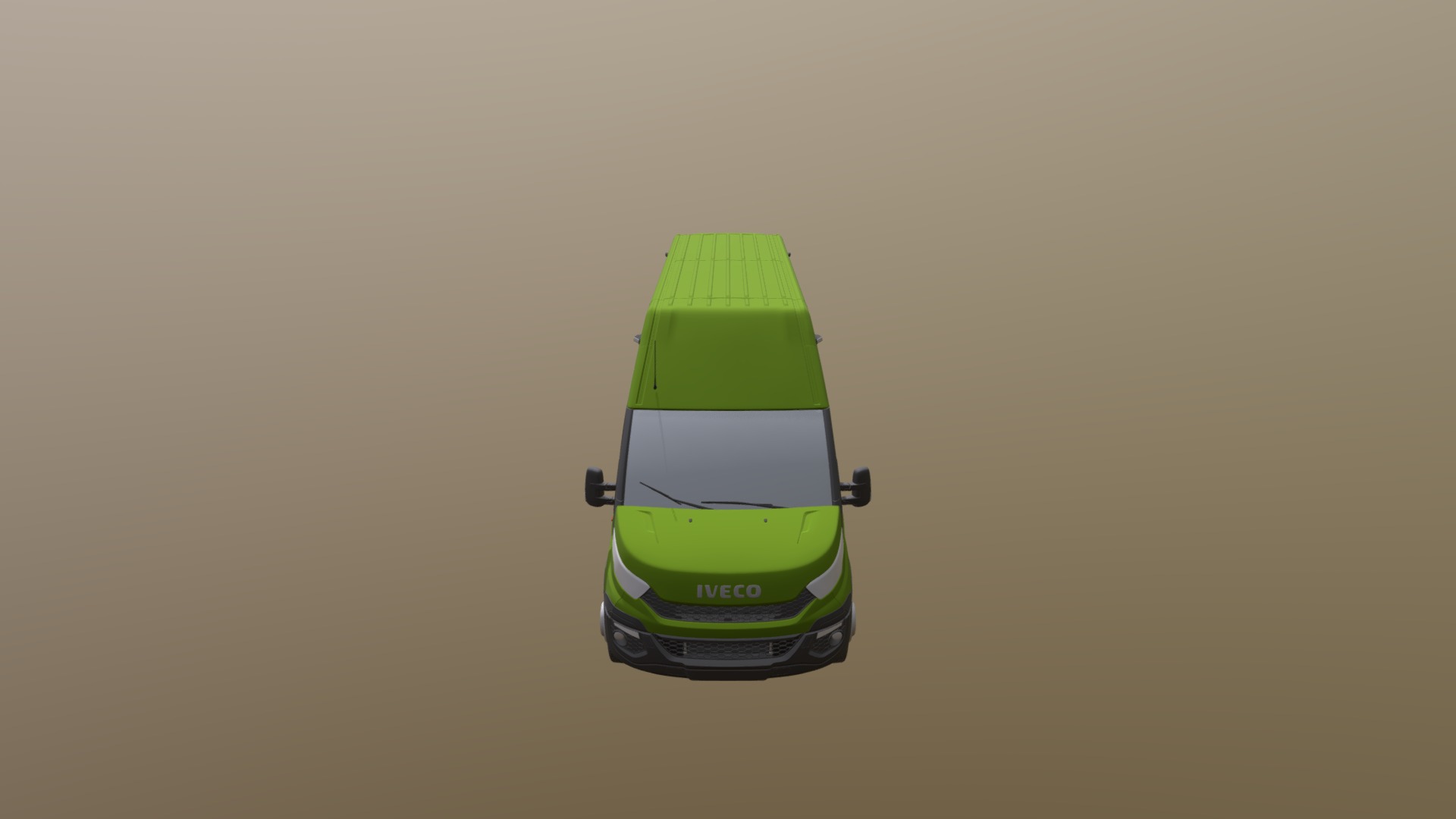 3D model Iveco Daily Tourus 2014-2016 L4H3 Fbx - This is a 3D model of the Iveco Daily Tourus 2014-2016 L4H3 Fbx. The 3D model is about a green and white car.