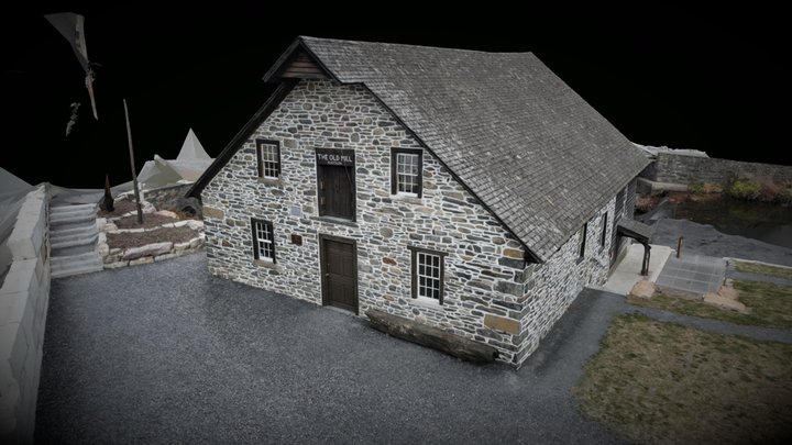 Old Mill Sciota PA first draft 3D Model