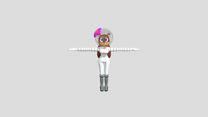 Sandy Cheeks 3D Model