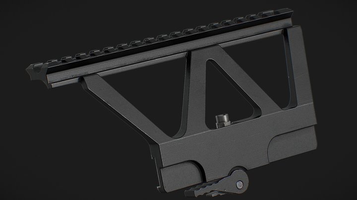 AK Dovetail Mount [2K] 3D Model