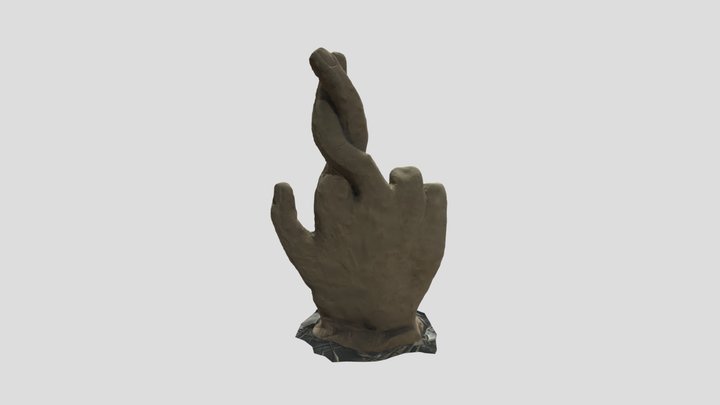 Milena Fingers crossed 3D Model