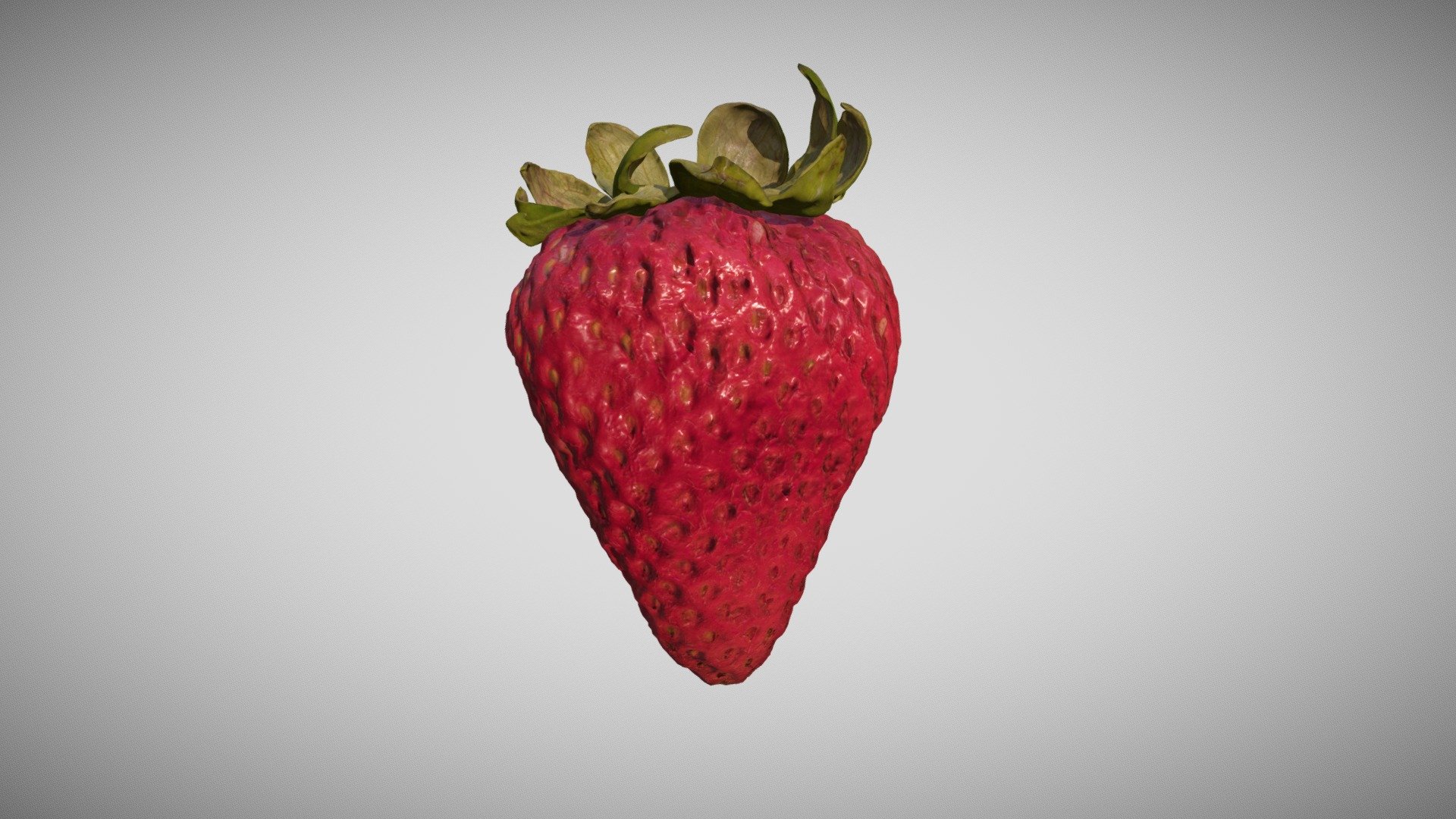 Strawberry 3D Scan Photogrammetry