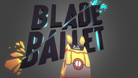 Blade Ballet Catbot and Logo 3D Model