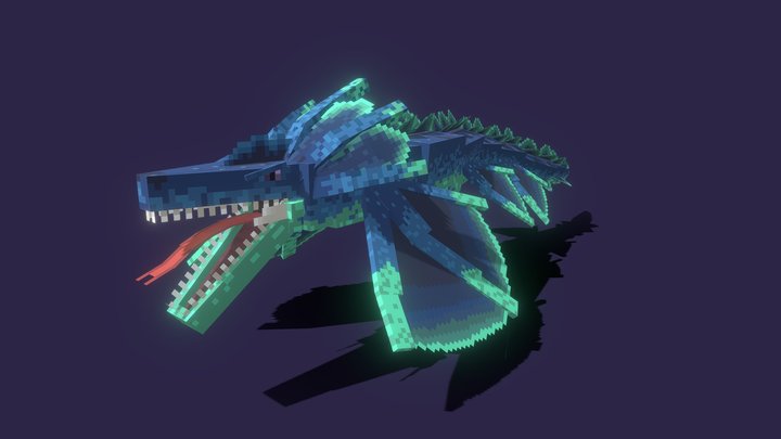 Sea Monster 3D Model