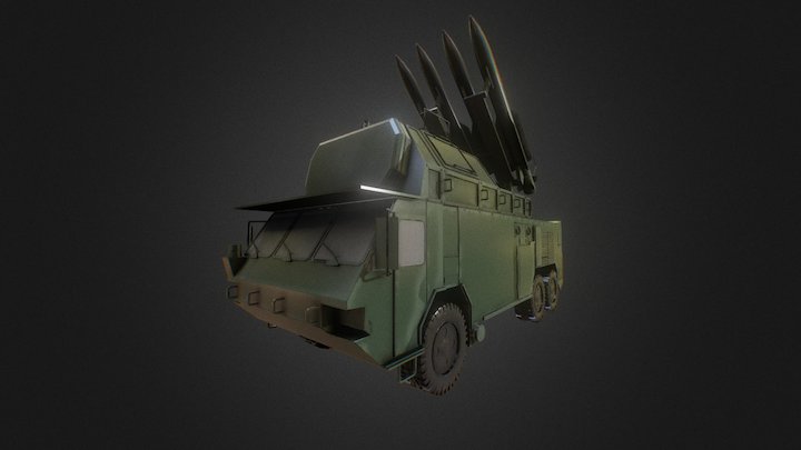 BUK Missile System 3D Model