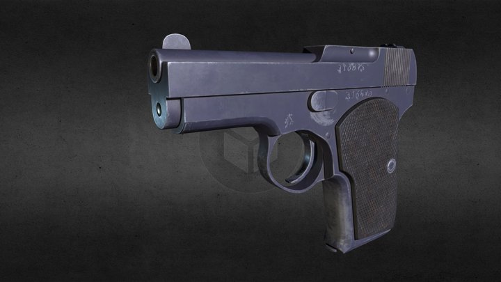 Korovin Pistol 3D Model