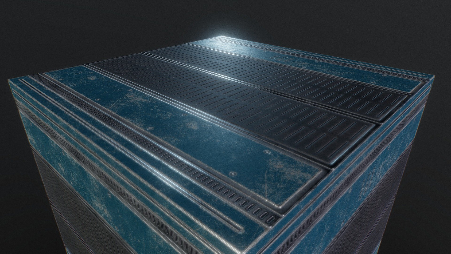 Sci-fi floor panel 01 (PBR material)