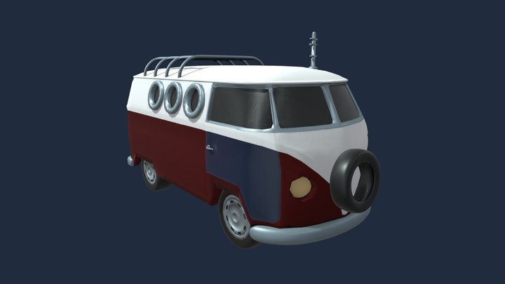 VW Van 3D Model