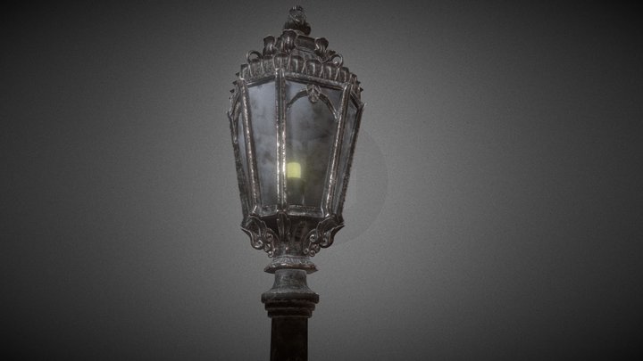 Street Lamp 3D Model