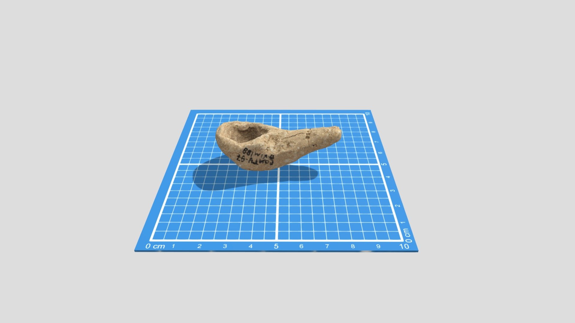 Глиняная ложка — Sketchfab embed 3D viewer