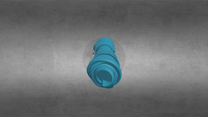 Cartoon Scroll 3D Model