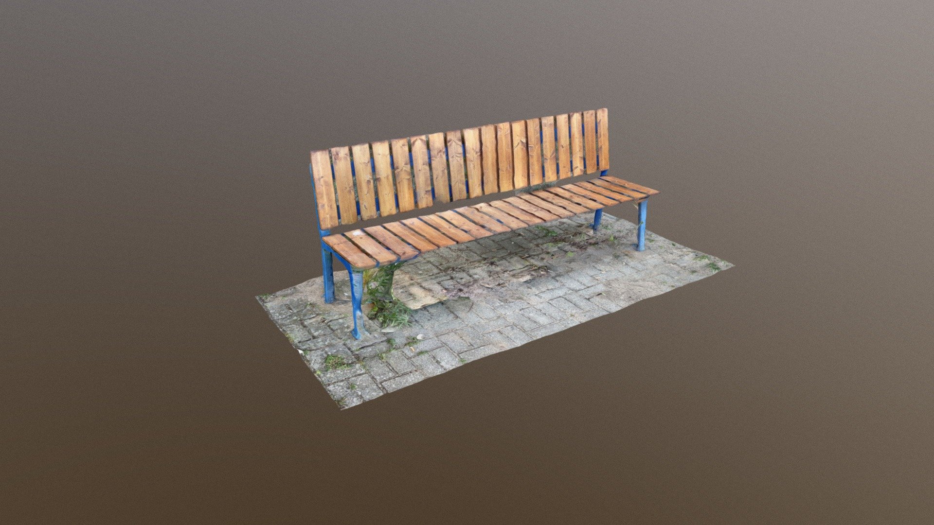 Bench. German styled EU - free - Download Free 3D model by Thomas ...