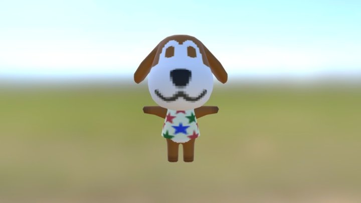Jacob Animal Crossing Form (Again) 3D Model