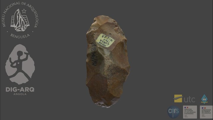 Core-axe, Lunda-Norte, Angola 3D Model