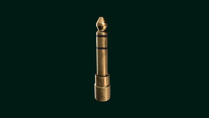 3.5mm to 6.5mm 1/4" headphone plug – Modelo 3D gratuito STL