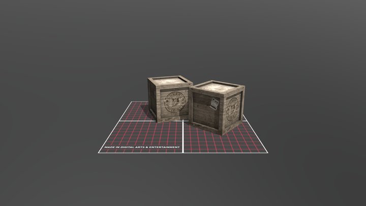 Prop Crate 3D Model