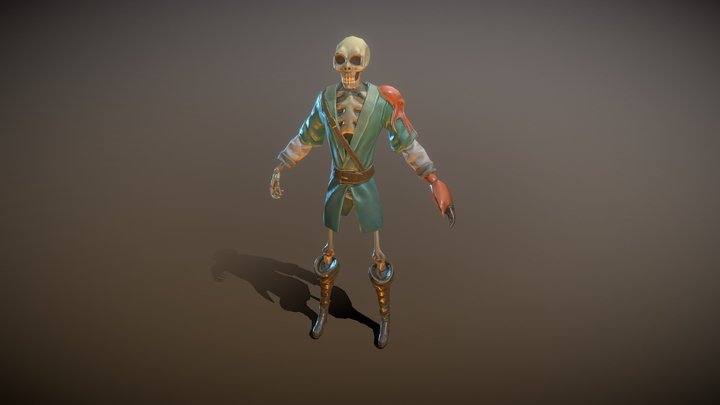 Skeleton neutral 3D Model