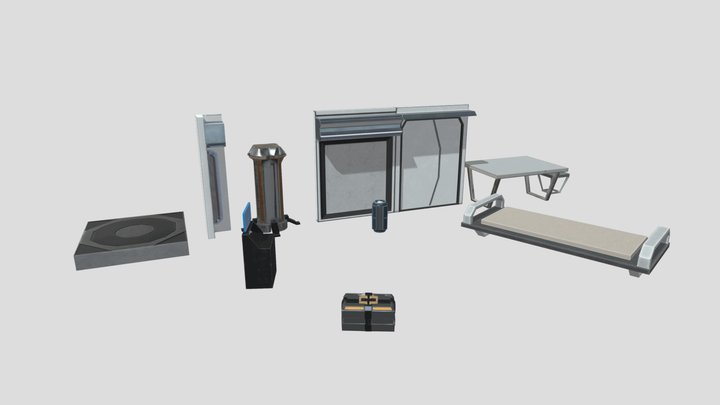 AssetsModulaires 3D Model
