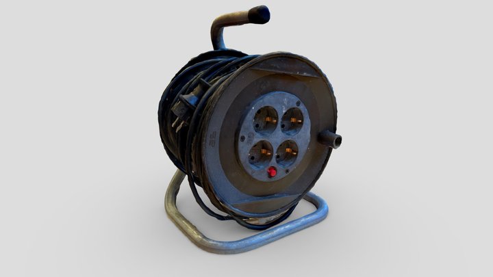 Cable drum 3D Model