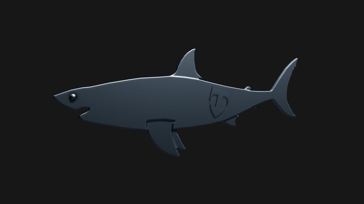 Hyundai Coupe/Tiburon/Tuscani - Shark Badge 3D Model