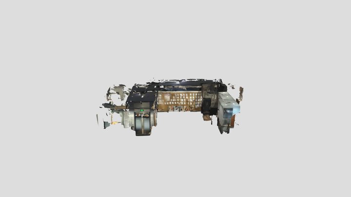 【大树小树】教室走廊·场景 3D Model