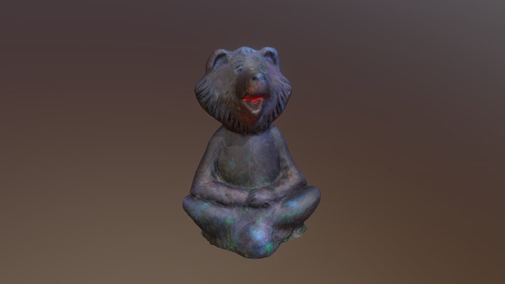 Bear Sculpture 3D Model
