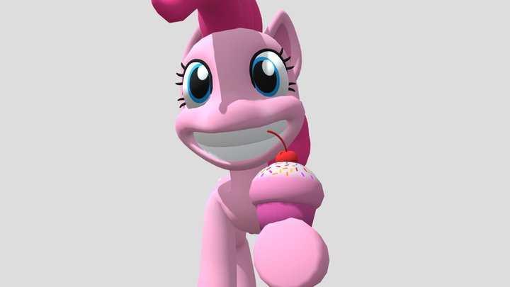 Pinkie Pie – Kostenloses 3D-Modell STL