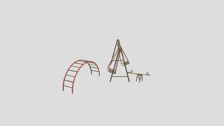 площадка из пнст 4 3D Model