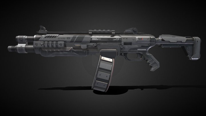 Apex Legends EVA-8 Auto Shotgun 3D Model