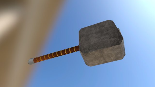 Thors Hammer (Not done yet) 3D Model