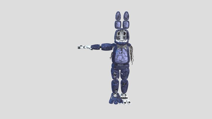 Withered Bonnie – Gratis 3D-model STL