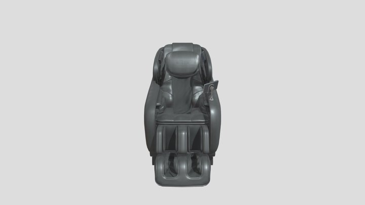 Super-MD-black- Rebalanse- Massage- Chair 3D Model