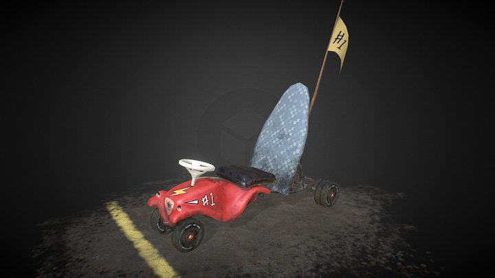 Junkyard Soap box 3D Model