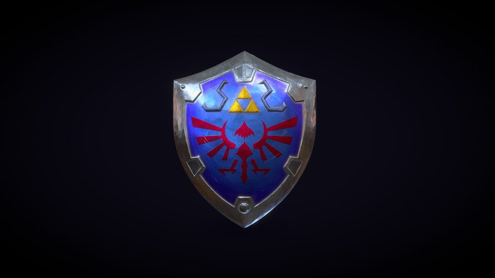 Hylian Shield 3D Model