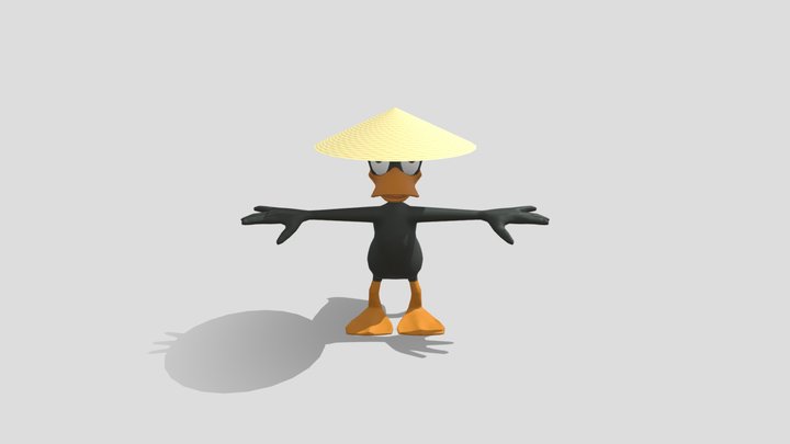 Pato Negro 3D Model
